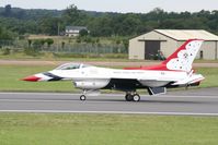  - Thunderbirds practice at Royal International Air Tattoo 2007 - by Steve Staunton