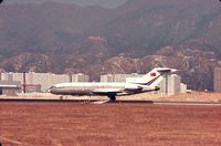  - China Airlines B727 taxiing to the terminal in HKG Kai Tak after arrival from TPE,Jan.1970 - by metricbolt