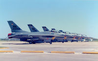  - 474th Tactical Fighter Wing line at Randolph AFB - by Zane Adams
