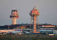  - ATC radar and ATC-Tower, Fiumicino International Airport (Leonardo Da Vinci). - by Jorge Molina