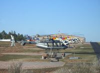  @ Grand Canyon National Park Airport - Bell helicopters lined up. - by IndyPilot63