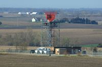  - Our ASR-9 RADAR as seen from the tower with a telephoto lens.  It's on the south side of runway 9/27 - by Glenn E. Chatfield