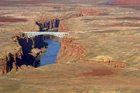  @ Marble Canyon Airport - Bridge on Left Downwind for runway 21 - by Richard Mays