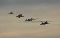  - Here comes the Heritage Flight  - by J.G. Handelman
