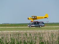  - WORLDS SMALLEST AIRPORT, J-3 LANDING AT SEWARD - by Gary Schenaman