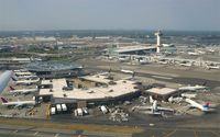  @ John F Kennedy International Airport - Overview of JFK airport with Aer Lingus A330 EI-ORD parked up at Terminal 4 - by Michael Kelly