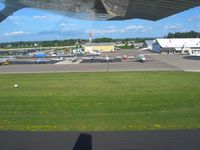  - FBO to the right, departing 36. - by Bob Simmermon