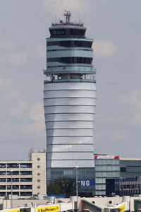  - Vienna Airport Tower - close up - by Juergen Postl