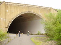  - The River Bollin tunnel under RW 23L - by Chris Hall