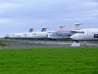  - BAe 146 stored at Norwich Airport - by chris hall