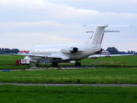  - Fokker 100 stored at Norwich Airport - by chris hall