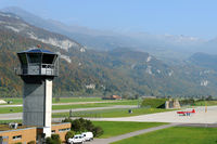  - This picture shows clearly how Meiringen is situated in the center of the Alps. - by Joop de Groot