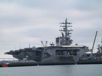 @ North Island Nas /halsey Field/ Airport - Aboard USS Ronald Reagan docked in Sandiego - by rupert2829