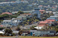  - Space is so sparse at Wellington airport that the tower is built in a residential area... - by Micha Lueck