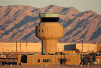  - Control Tower at North Las Vegas Airport in nice evening light. - by Dean Heald