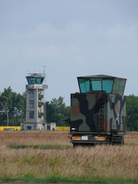  - Tower in the back and for the 2009 airshow a mobile tower in the front  - by Alex Smit