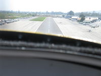  - Near touchdown Rwy 22 in N406L arriving from Chino CNO  - by Doug Robertson