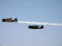  - 'Wings Over Camarillo' Airshow 2009-Mitsubishi 'Zero-Sen' N712Z and Grumman Hellcat 'Minsi III' N1078Z overflight - by Doug Robertson