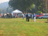  - News crew checking out the EAA fly-in breakfast and Young Eagles event. - by Bob Simmermon