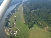  - Looking down RWY 21 during the EAA fly-in breakfast and Young Eagles event. - by Bob Simmermon
