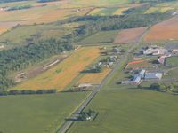  - Looking north at an uncharted farm strip south of Lakeview, Ohio at SR 235 & 274. - by Bob Simmermon