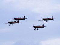 - The Blades Aerobatic Team at the Airbus families day - by Chris Hall
