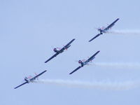  - The Yakolovs display team displaying at the Airbus families day - by Chris Hall