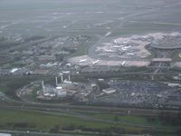 - Roissy CDG. Power plant and Terminal 1 (satellites 7,6,5 from right). - by Erdinç Toklu