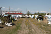  - Scrap yard at Edmonton Villeneuve  - by Andy Graf-VAP