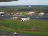  - General aviation ramp, hangers and fuel farm. - by Bob Simmermon