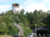  - Tower on the mountain overlooking an entrance of the underground base. - by Alex Smit