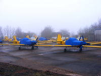  - some of the Slingsby T.67M-260 Firefly's of Babcock Defence Services, stored at Leicester - by Chris Hall