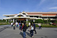 @ VTSF - Nakorn Srithammarat International Airport, arrival passengers are walking into Airport Building. - by BigDaeng