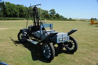  @ EGTH - 1920 Hucks Starter - Based on a model T Ford - It is used to start the Hawker Hind Aircraft (640 hp. V-12 Rolls Royce Kestrel engine.) at Shuttleworth American Air Display 4th. July 2010 - by Eric.Fishwick