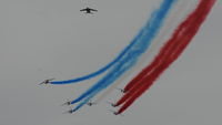  - Alpha Jet x 8 - FAF Patrouille de France, Base Aerienne Salon at IWM Duxford Battle of Britain Air Show Sep. 2010  - by Eric.Fishwick