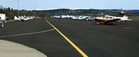  - Home flight line with snow-capped Sierra Nevada Range as backdrop - by Steve Nation