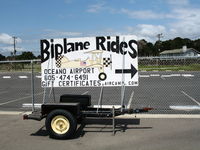  - Biplane Rides (yellow Stearman N4768V) sign @ Oceano County Airport, CA - by Steve Nation