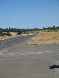  - RWY 34 runs slightly uphill at Virgil O. Parrett Field, Angwin, CA  - by Steve Nation