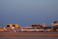  - New Years Eve 2010 Sunset at DFW airport. - by Zane Adams