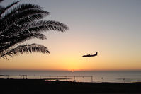  - First ATR arrival of the day at sunrise at Lanzarote - by Terry Fletcher