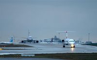  - View to taxiway from southern parts of LEJ. - by Holger Zengler