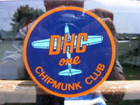  - in the club house window at Denham Aerodrome - by Chris Hall