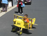  - Kiddie taxi practice at Pat Quinn's Museum Hangar ramp - by Doug Robertson