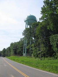  - This water tower was the location of  the airport beacon until approx 2011. - by Ronald Barker