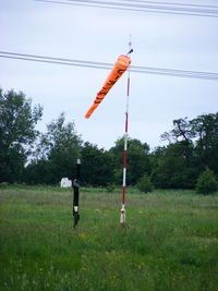  - wind sock made from the fuselage fabric of G-MTXU Snowbird Mk.IV - by Chris Hall