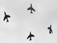  - Hunter's displaying at the Cotswold Airshow - by Chris Hall