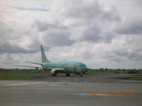  @ Cheddi Jagan International Airport - BWIA B-737 at Georgetown Guyana - by John J. Boling