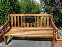  - Pilot Tribute Plaque and Bench-at CP Aviation - by Doug Robertson