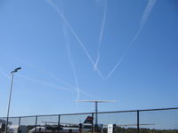  - Contrails over Charlottesvile - by Ronald Barker