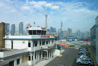  - Nice to see that amongst all the new developments at Toronto City Centre Airport that the old Terminal has been retained , even if dwarfed by the new buildings - by Terry Fletcher